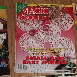 3 bundle vtg crochet mags